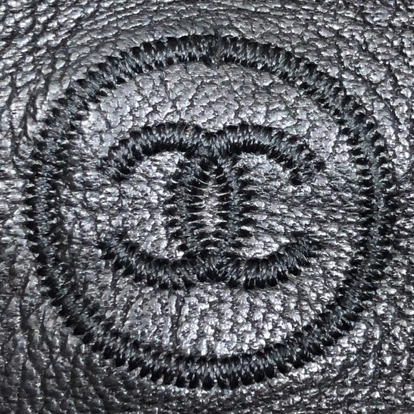 CHANEL • CC Lambskin Leather Thigh-High Heel Boots - Picture 5 of 16